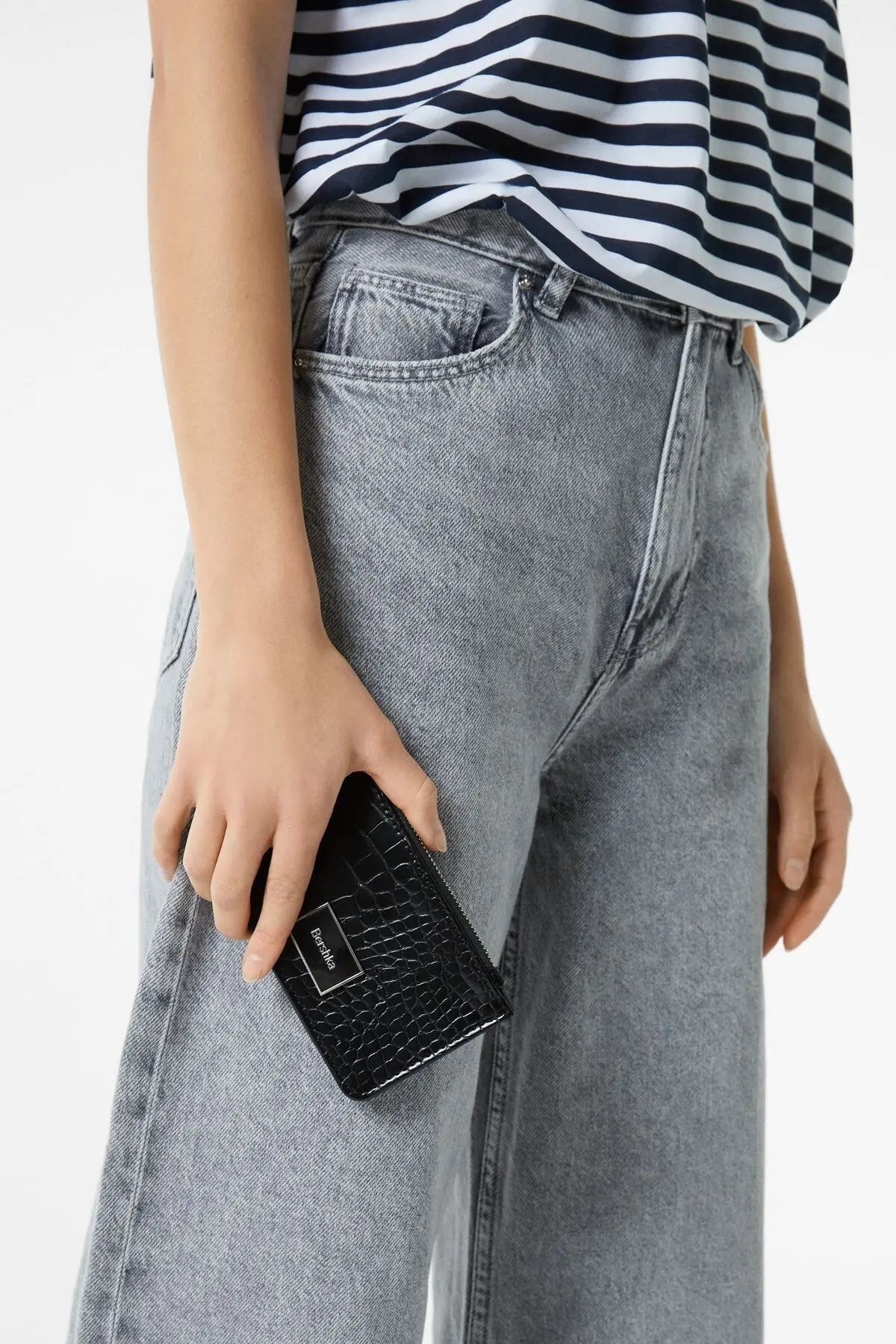 جاکارتی طرح دار زنانه مشکی برند Bershka 
