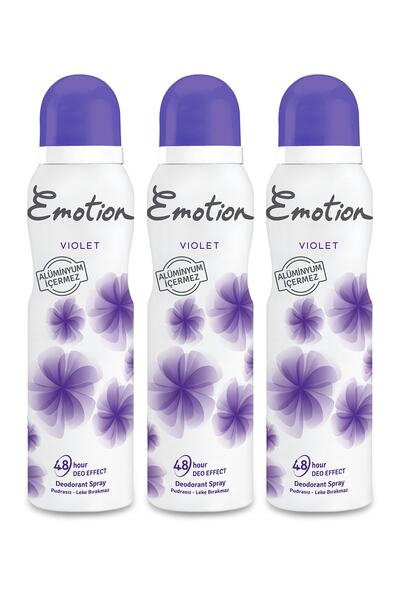  پک3 عددی دئودورانت زنانه Violet برند Emotion 