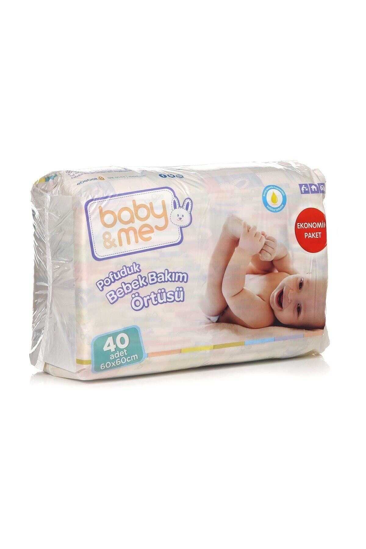 زیر انداز یکبار مصرف تعویض پوشک کودک بسته 40 عددی برند Baby&Me