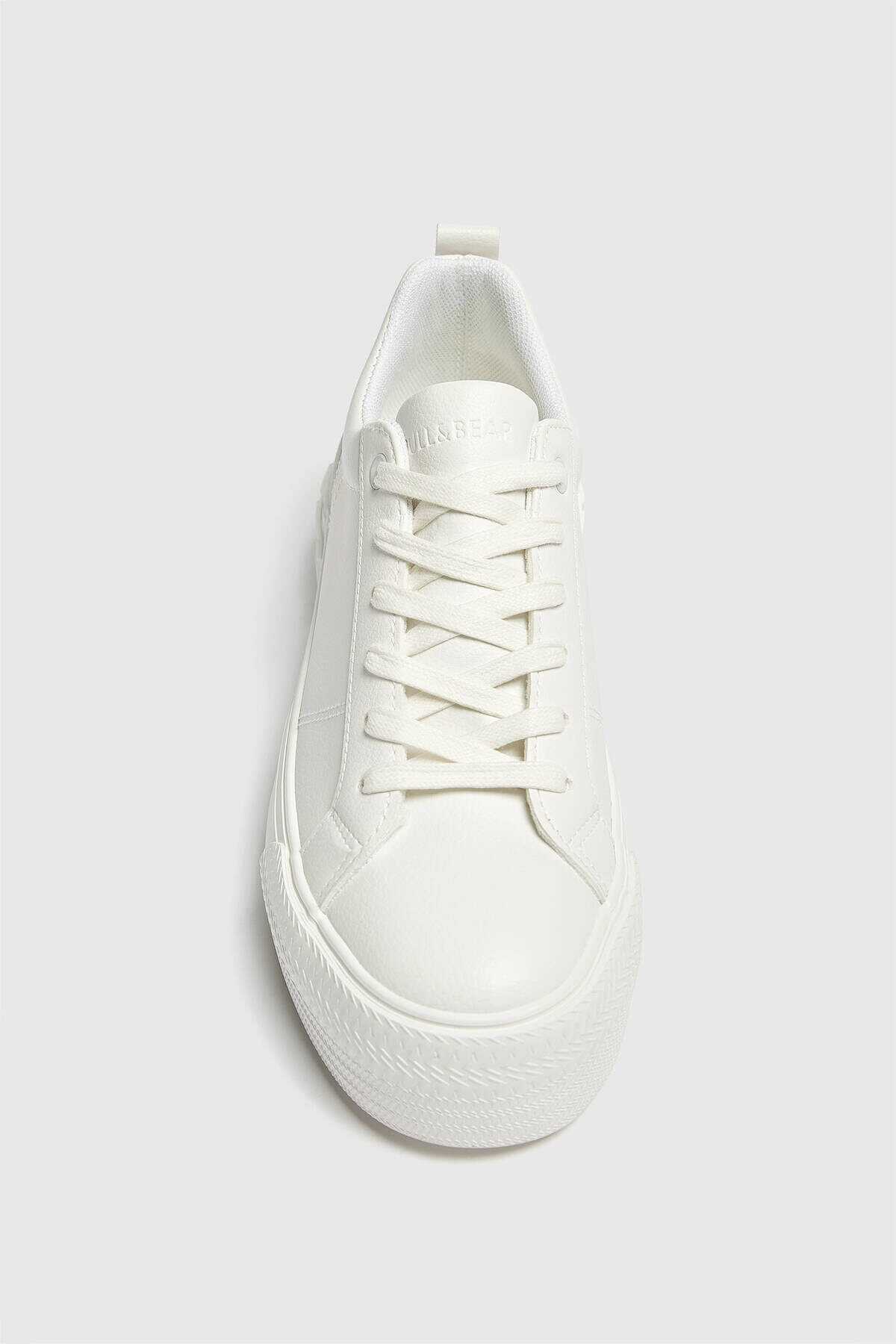 کفش ورزشی زنانه سفید برند Pull & Bear 