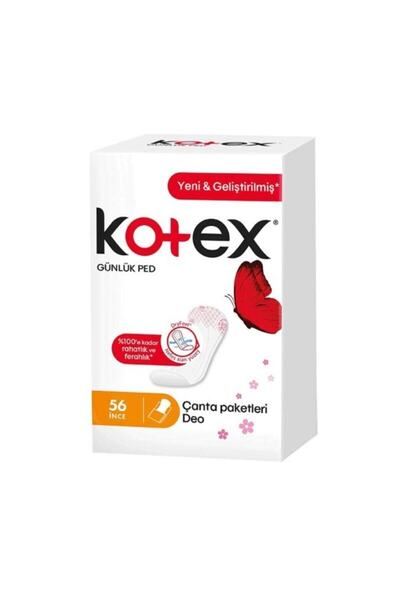 پد بهداشتی روزانه زنانه بسته 56 عددی برند Kotex 