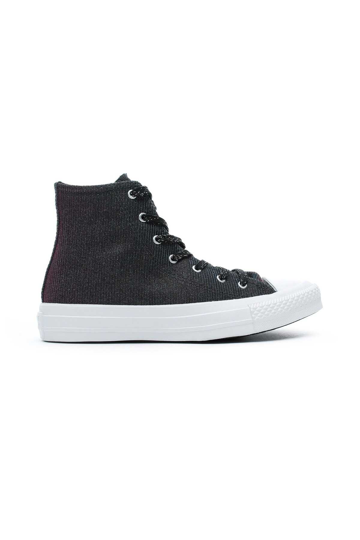 کتانی اسپرت زنانه ساقدار سری Chuck Taylor All Star Hi  مشکی برند converse 