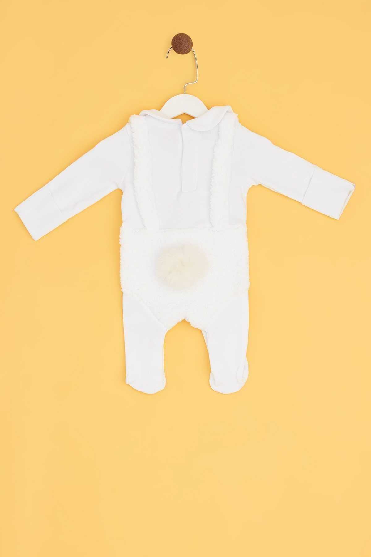 ست لباس خروجی بیمارستان نوزاد سفید برند BG Baby