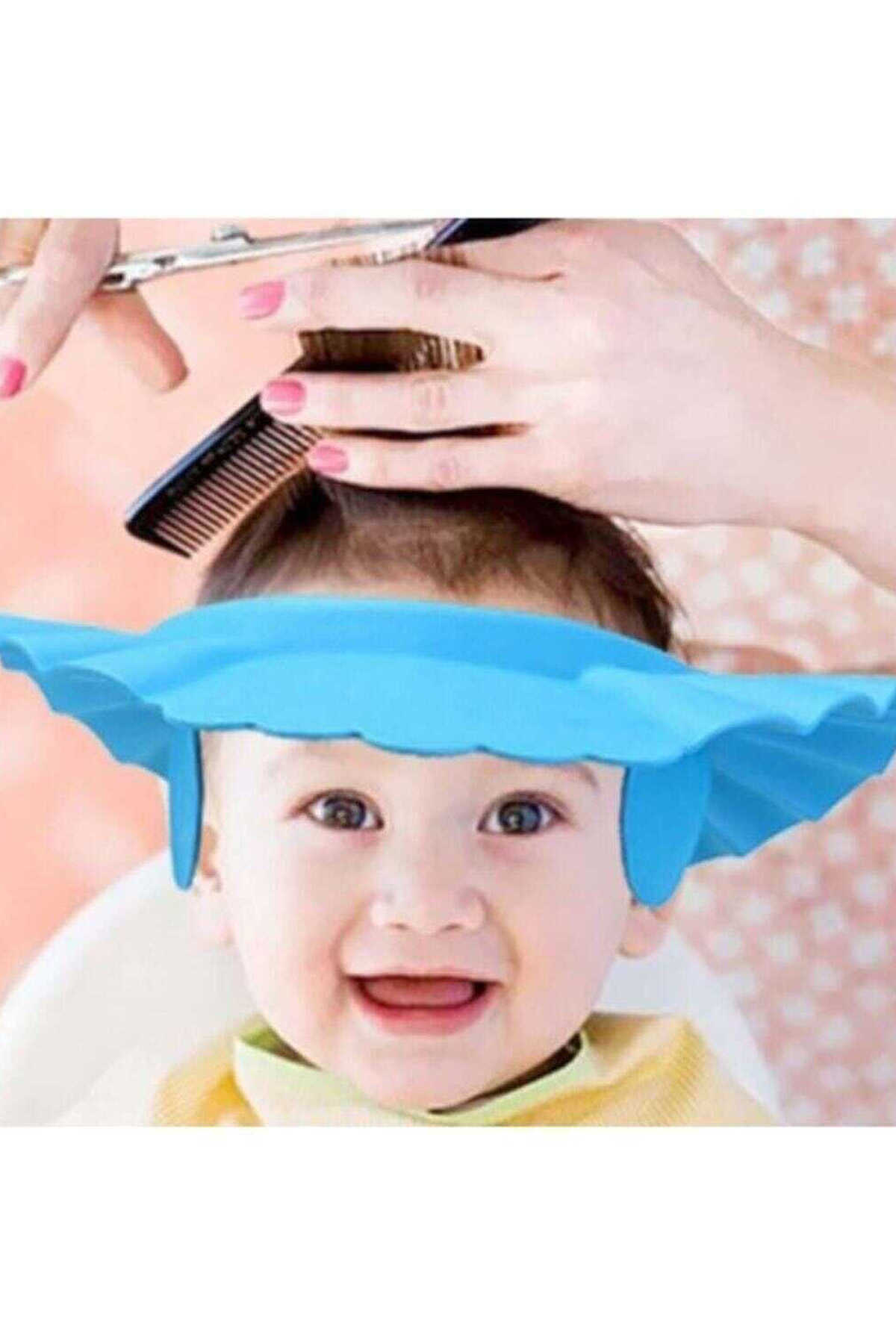 کلاه حمام کودک - گوش گیر آبی برند Crosby