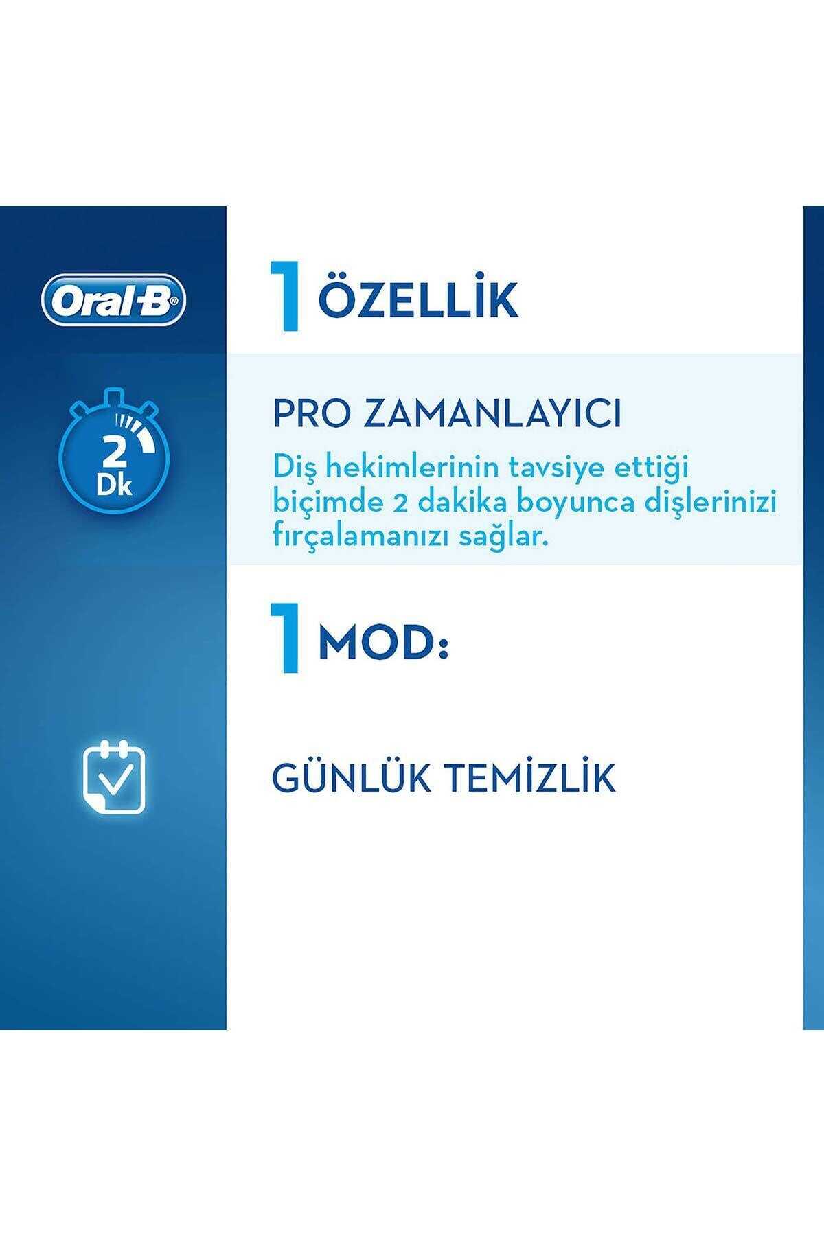 مسواک شارژی سفید_مشکی برند Oral-B