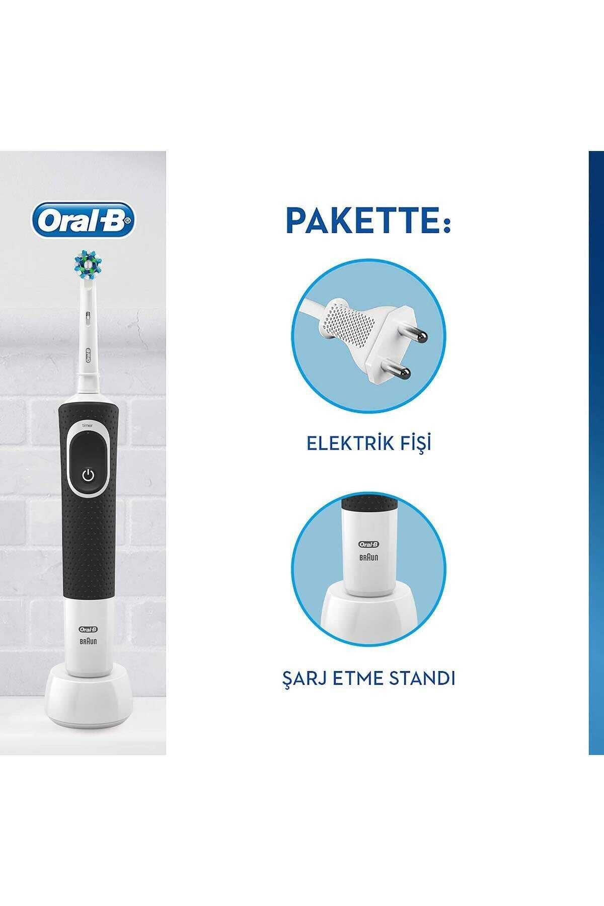 مسواک شارژی سفید_مشکی برند Oral-B