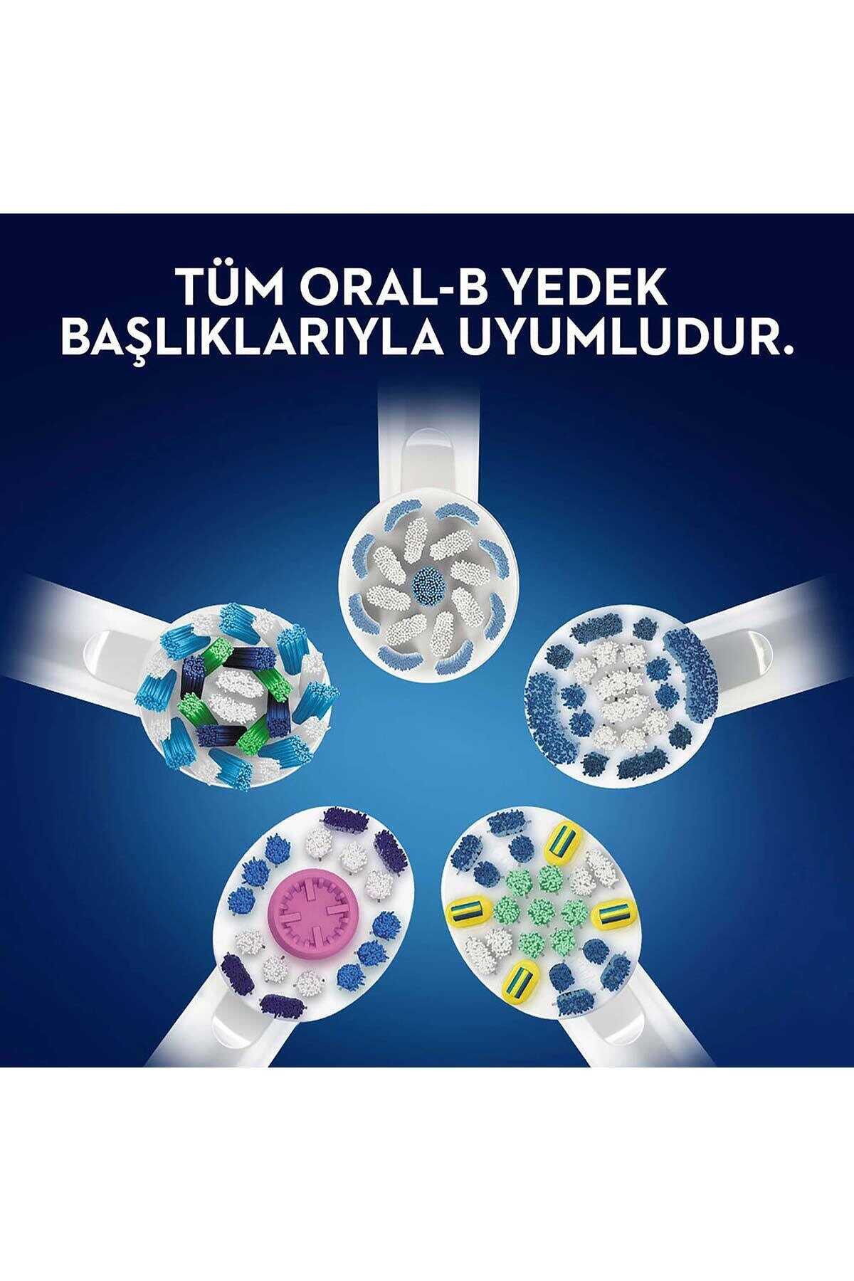 مسواک شارژی سفید_مشکی برند Oral-B