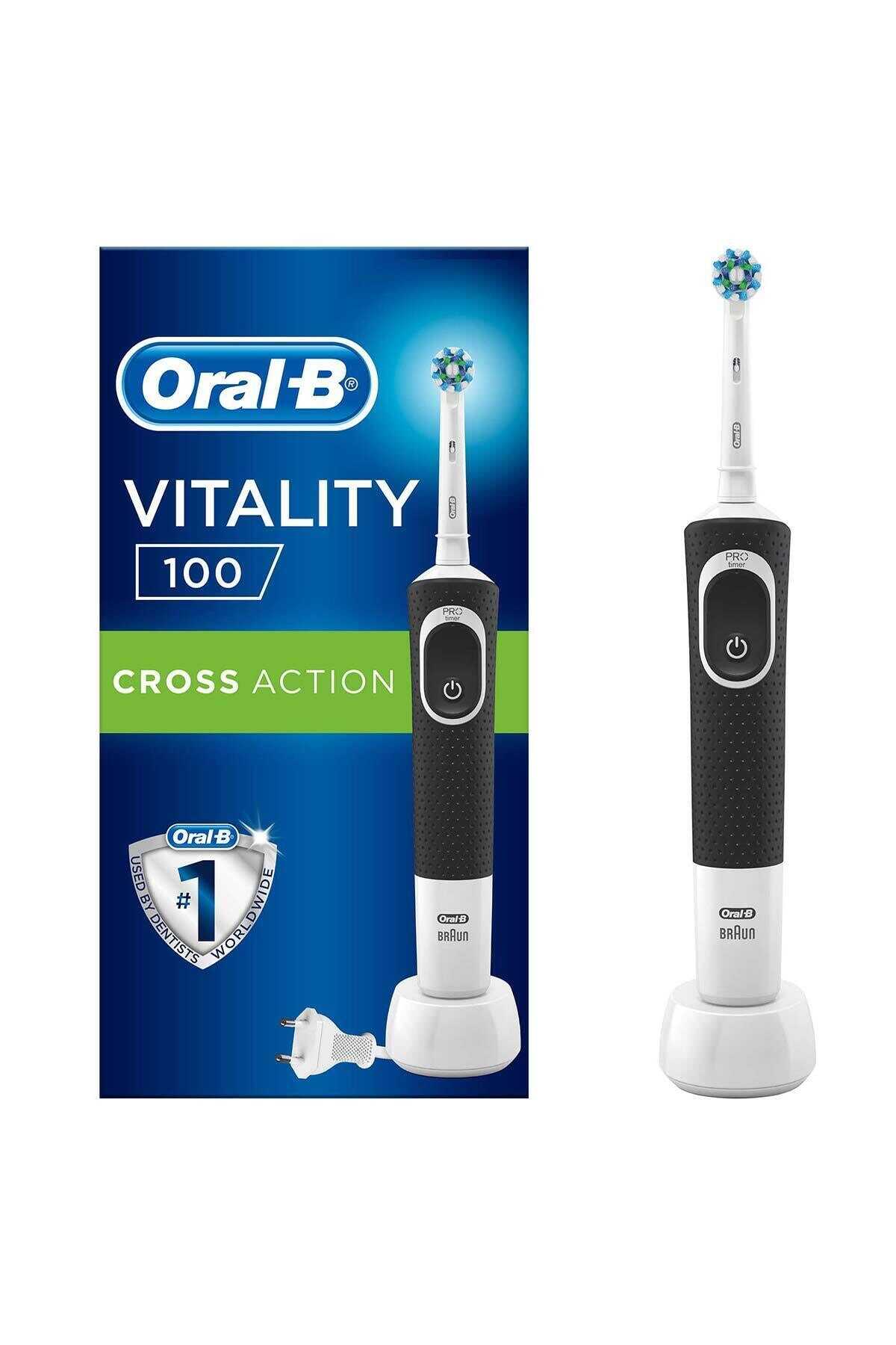 مسواک شارژی سفید_مشکی برند Oral-B