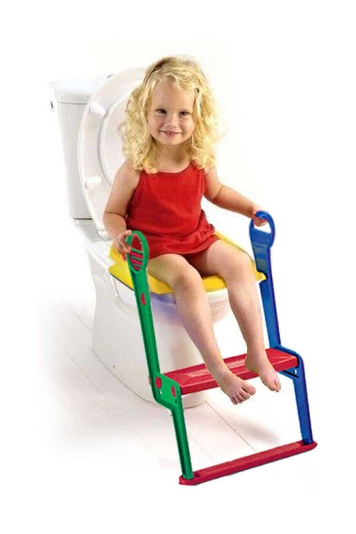 روکش صندلی توالت کودک - پله دار چند رنگ برند Moonstar