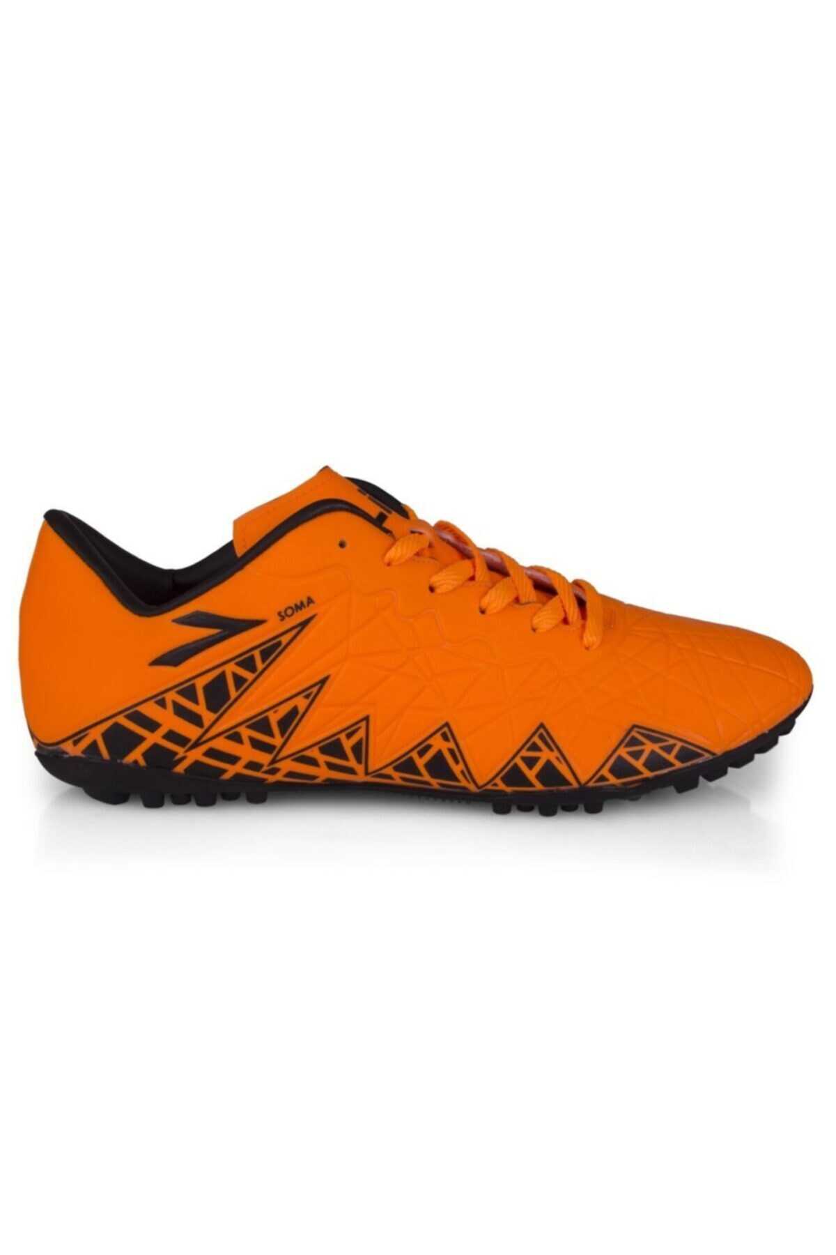 کفش مردانه فوتبال طرح دار نارنجی برند LIG