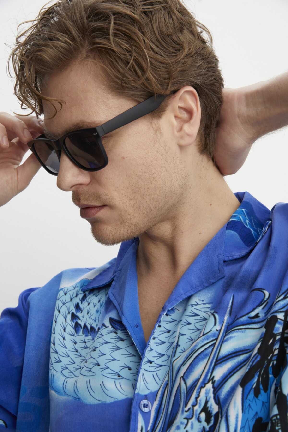 عینک آفتابی یونیسکس مشکی برند Aqua Di Polo
