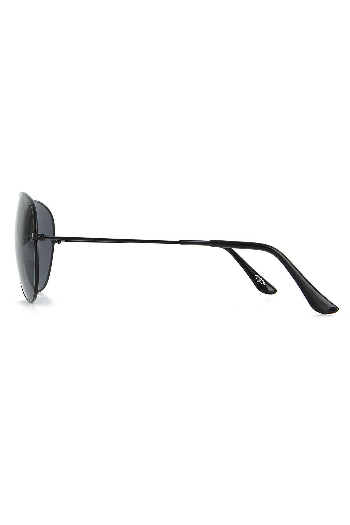 عینک آفتابی یونیسکس فلزی فریم نازک مشکی برند Aqua Di Polo