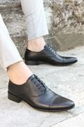 کفش کلاسیک چرم مردانه مشکی برند FAST STEP