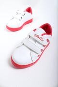 کفش اسپرت بچه گانه Efol Velcro سفید قرمز برند Oksit 