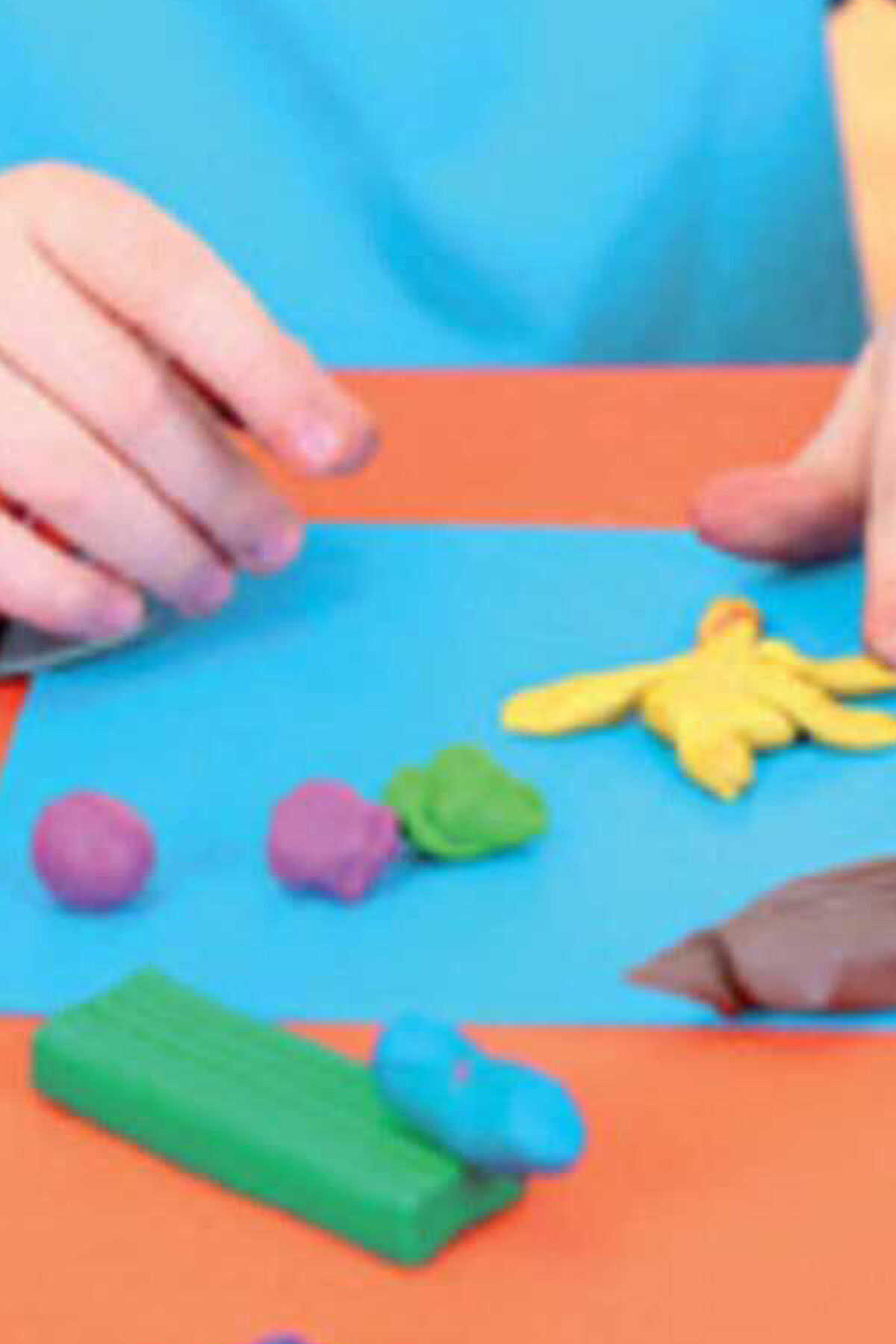 خمیر بازی کودک 100 گرم مجموعه 6 عددی چند رنگ برند CARIOCA