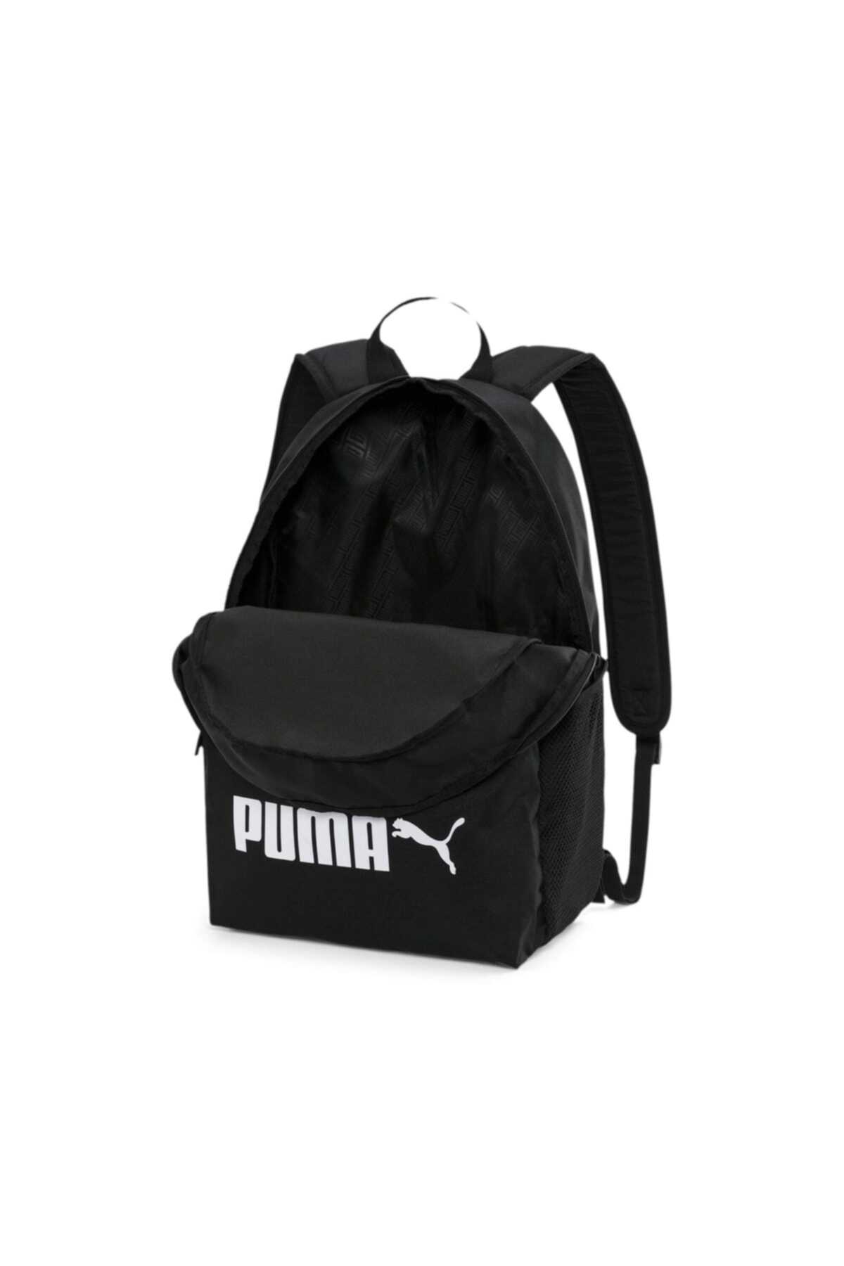 کوله پشتی چاپ دار یونیسکس مشکی برند Puma 