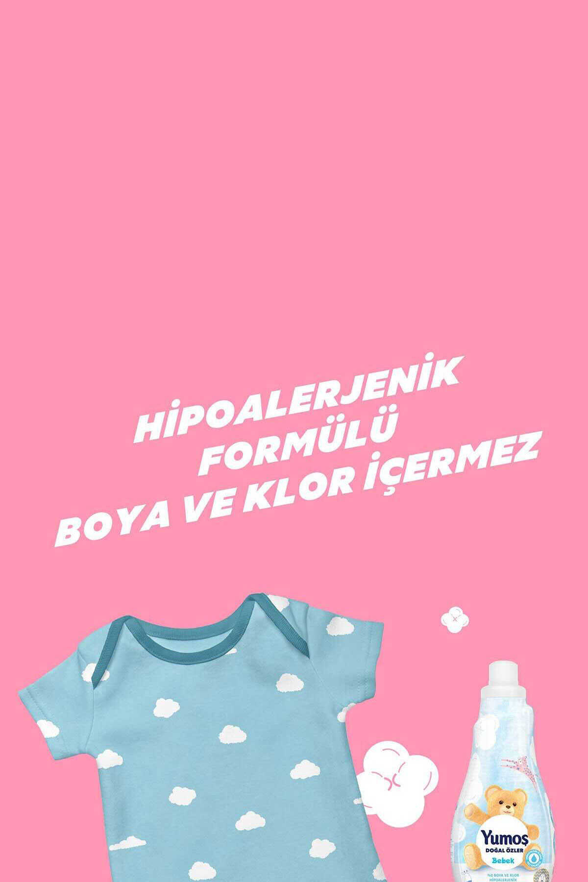 نرم کننده لباس کودک 1.2 لیتر برند Yumoş 
