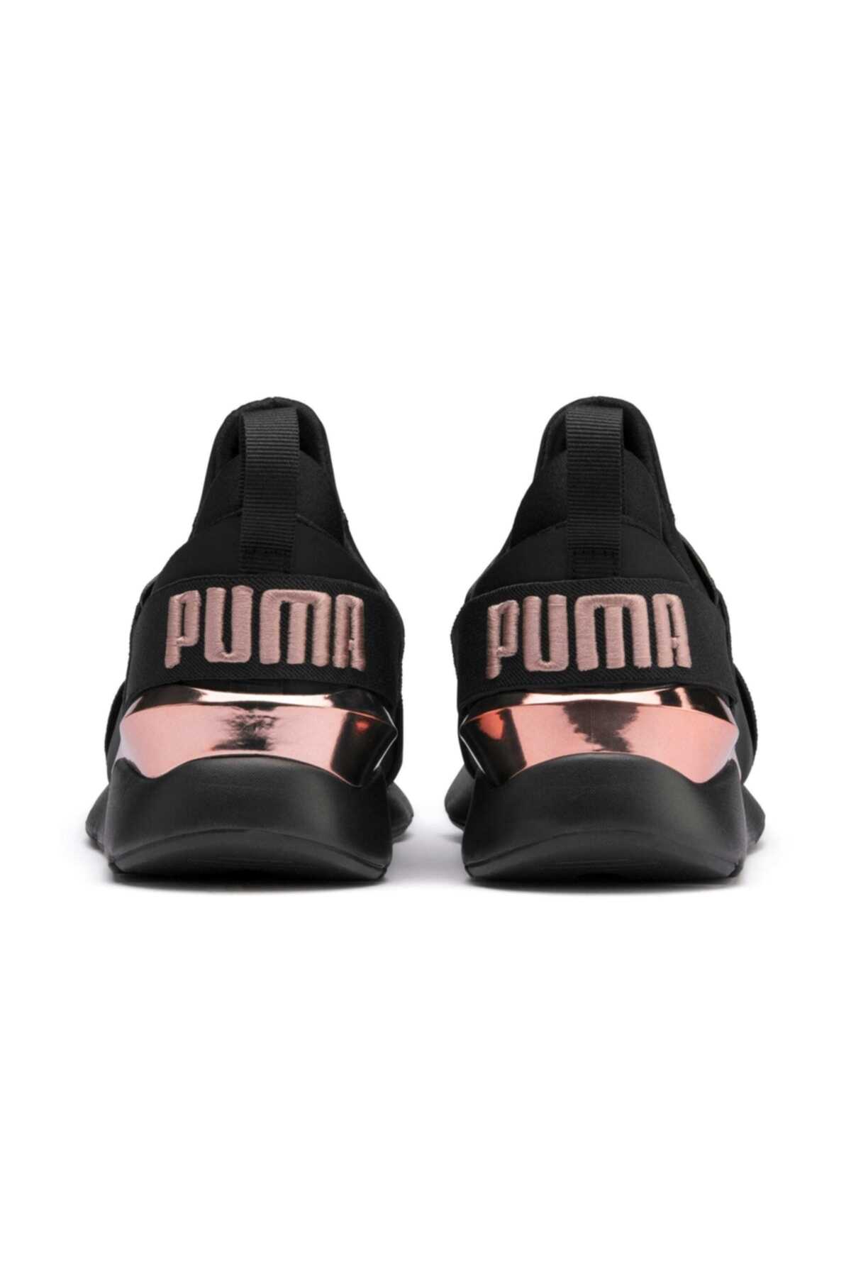 کفش اسپرت زنانه مشکی صورتی برند Puma 