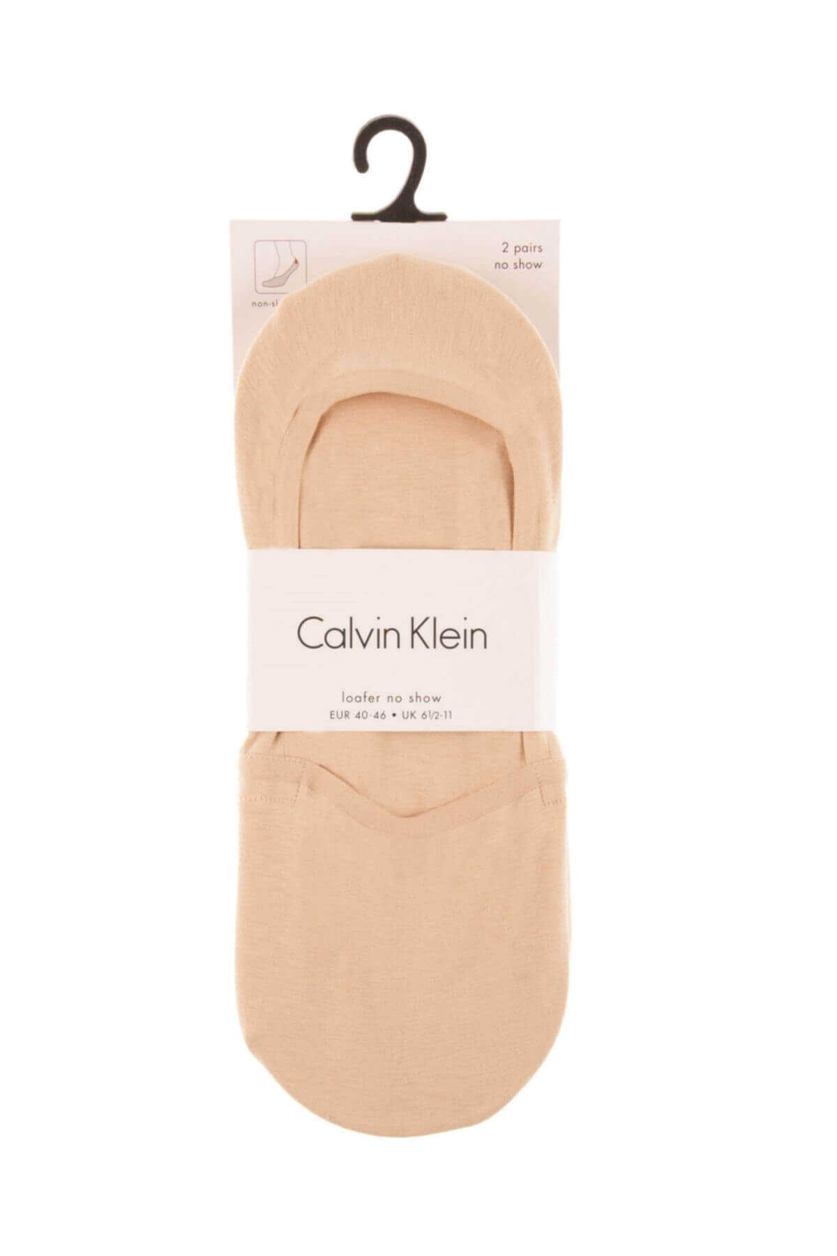 جوراب زنانه کالج کرم برند Calvin Klein