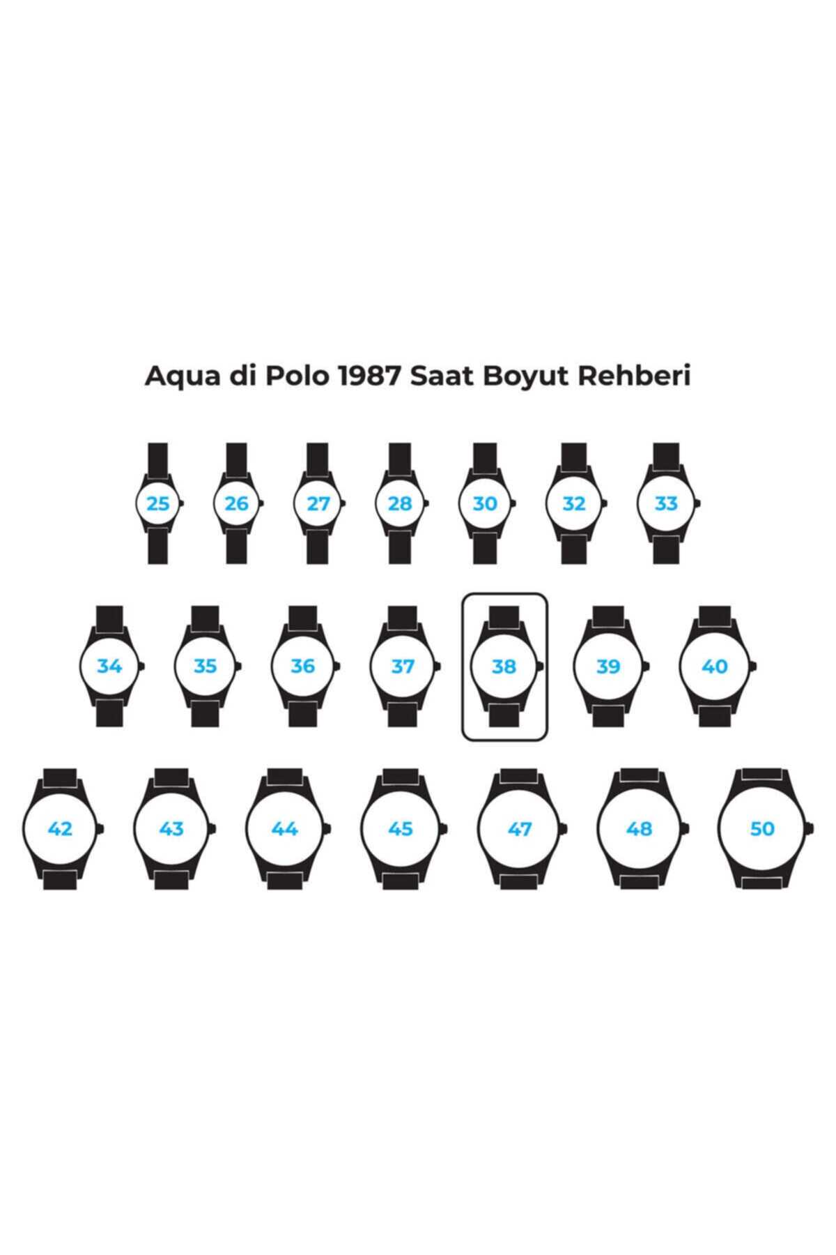 ساعت مچی  یونیسکس بند حصیری مشکی برند Aqua Di Polo 