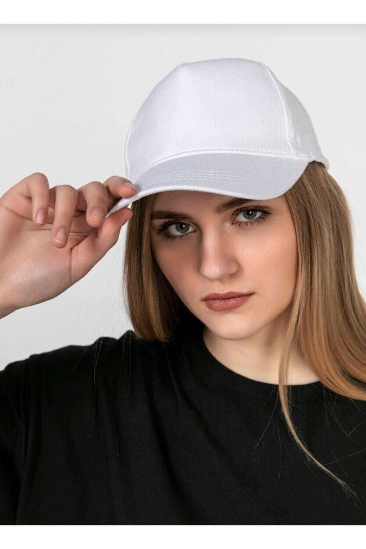 کلاه ورزشی ساده مردانه-زنانه قابل تنظیم سفید برند Accesory City