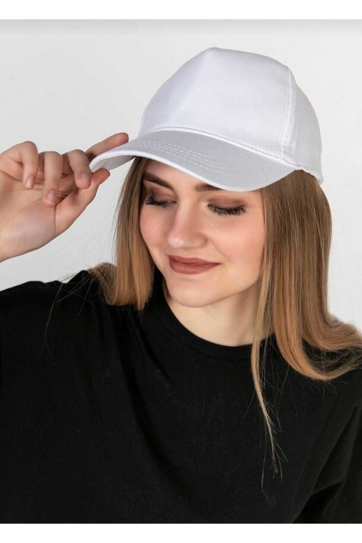 کلاه ورزشی ساده مردانه-زنانه قابل تنظیم سفید برند Accesory City