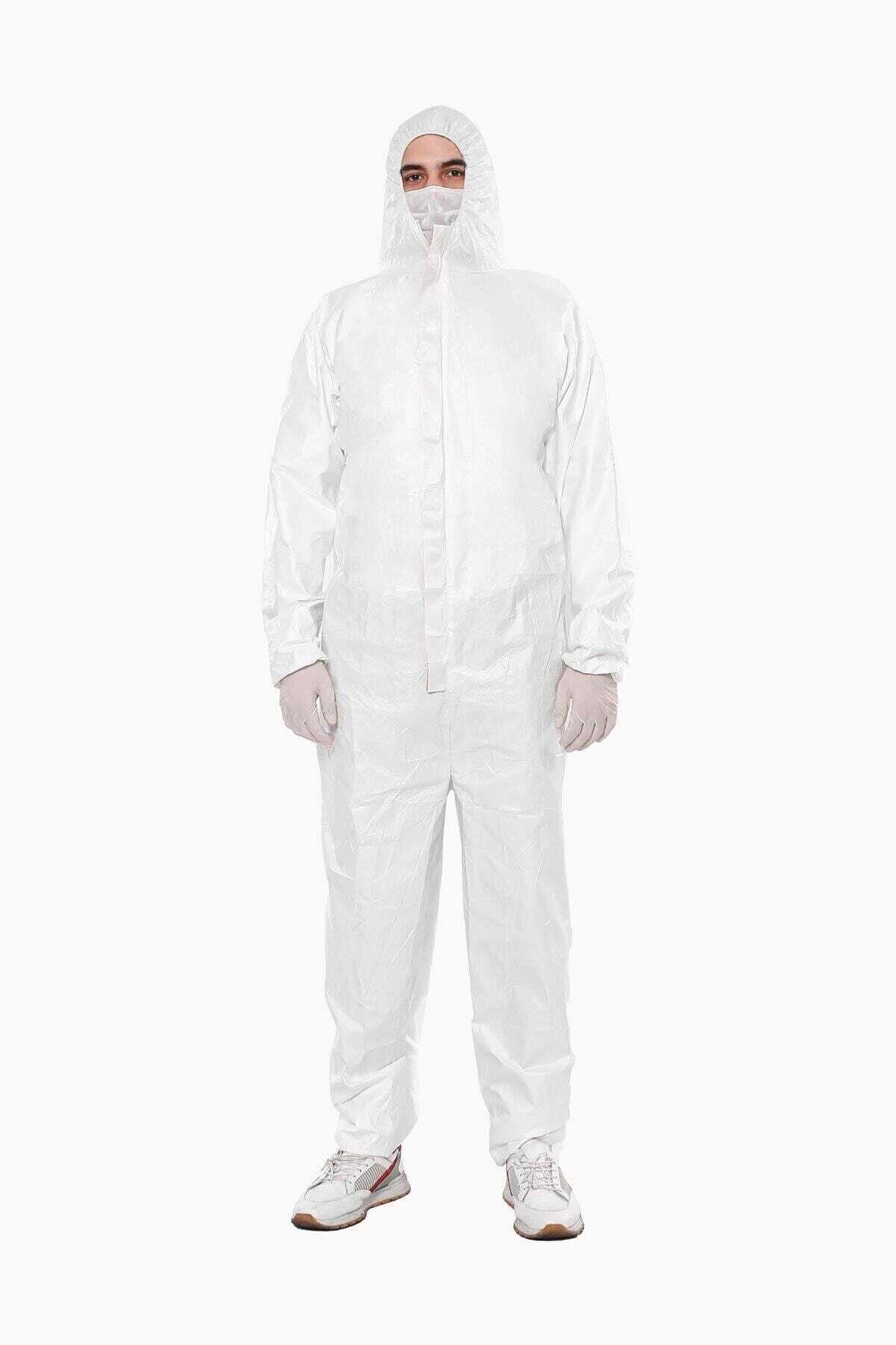 لباس کار یکسره یکبار مصرف محافظ سفید برند Wessi