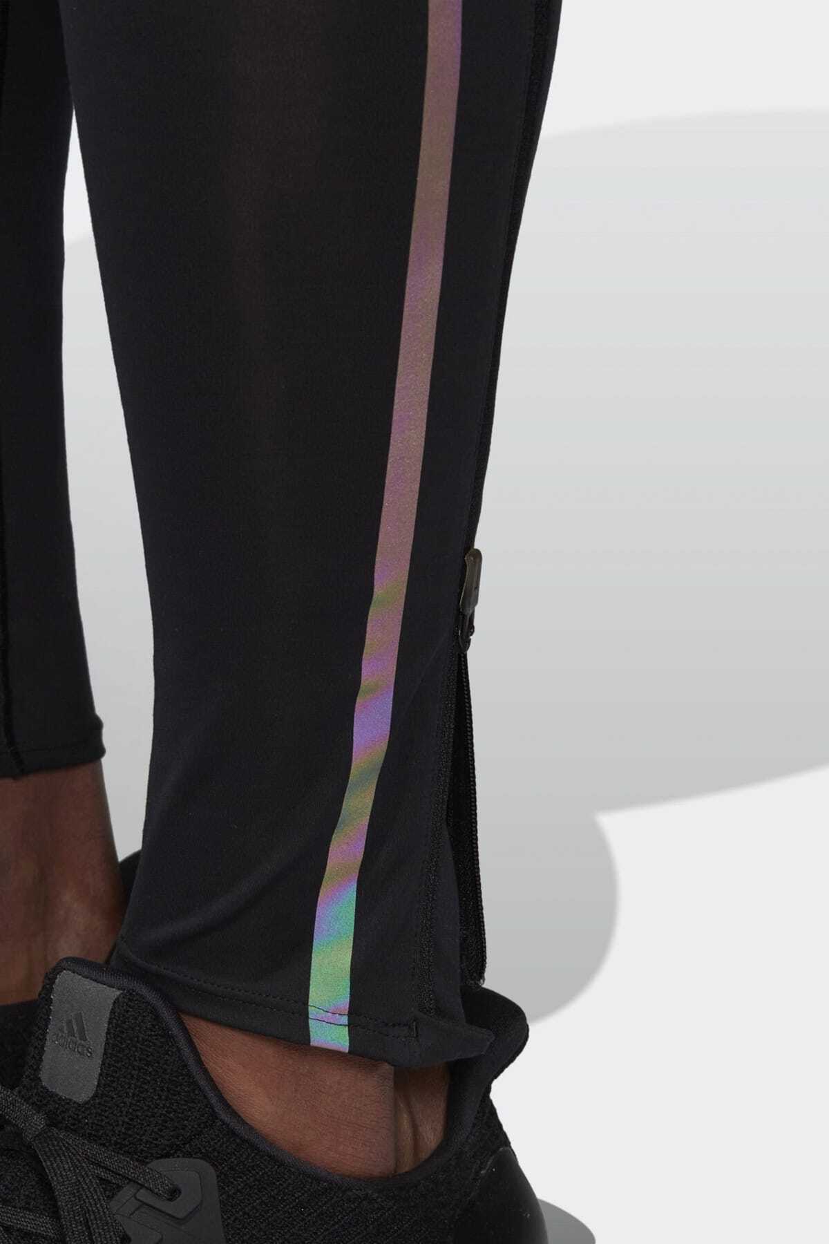 لگ مردانه طرح دار دمپا زیپ دار مشکی برند adidas