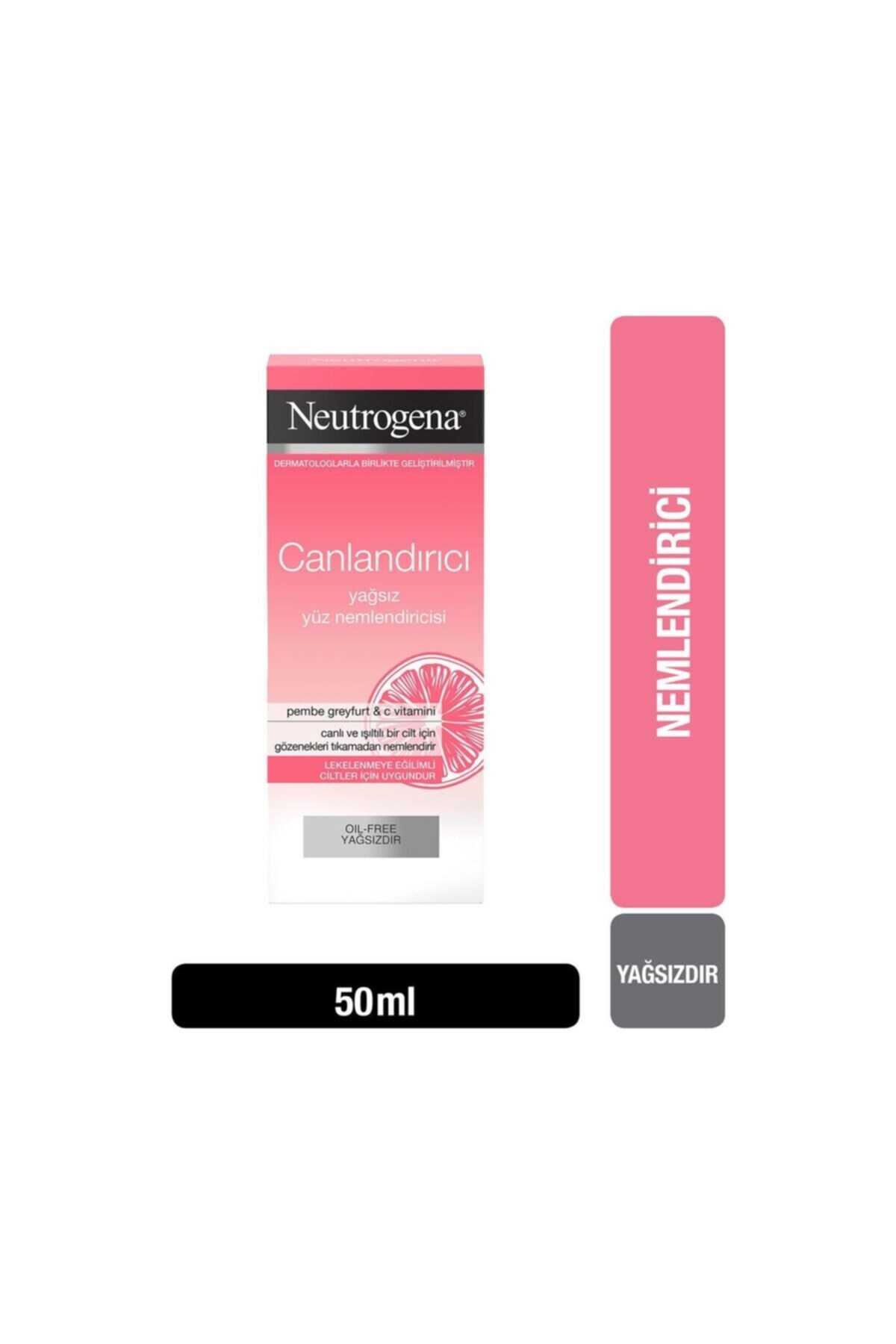 کرم مرطوب کننده پوست فاقد چربی حاوی عصاره گریپ فروت 50 میل برند Neutrogena 