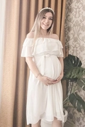 لباس بارداری زنانه یقه قایقی - 42048577