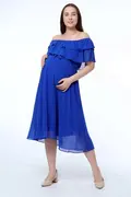 لباس بارداری زنانه یقه قایقی - 42048579