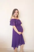 لباس بارداری زنانه یقه قایقی - 42051024