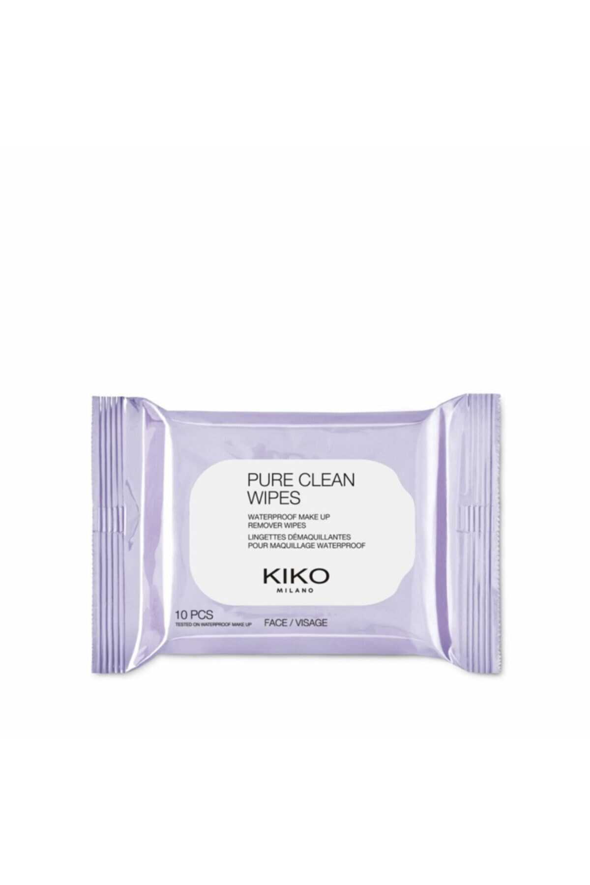 دستمال مرطوب مینی پاک کننده آرایش بسته 10 عددی برند KIKO 