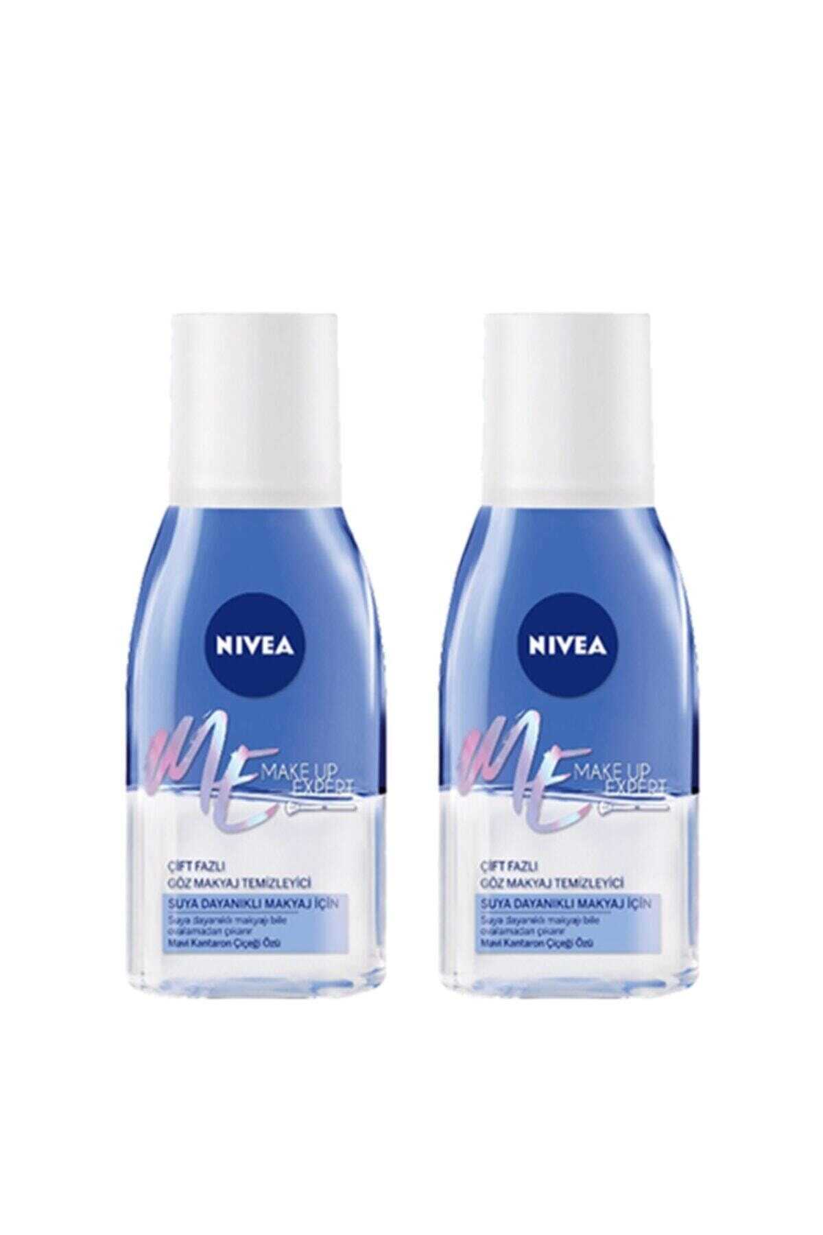 محلول پاک کننده آرایش چشم دو فاز مجموعه 2 عددی 125 میل برند Nivea 