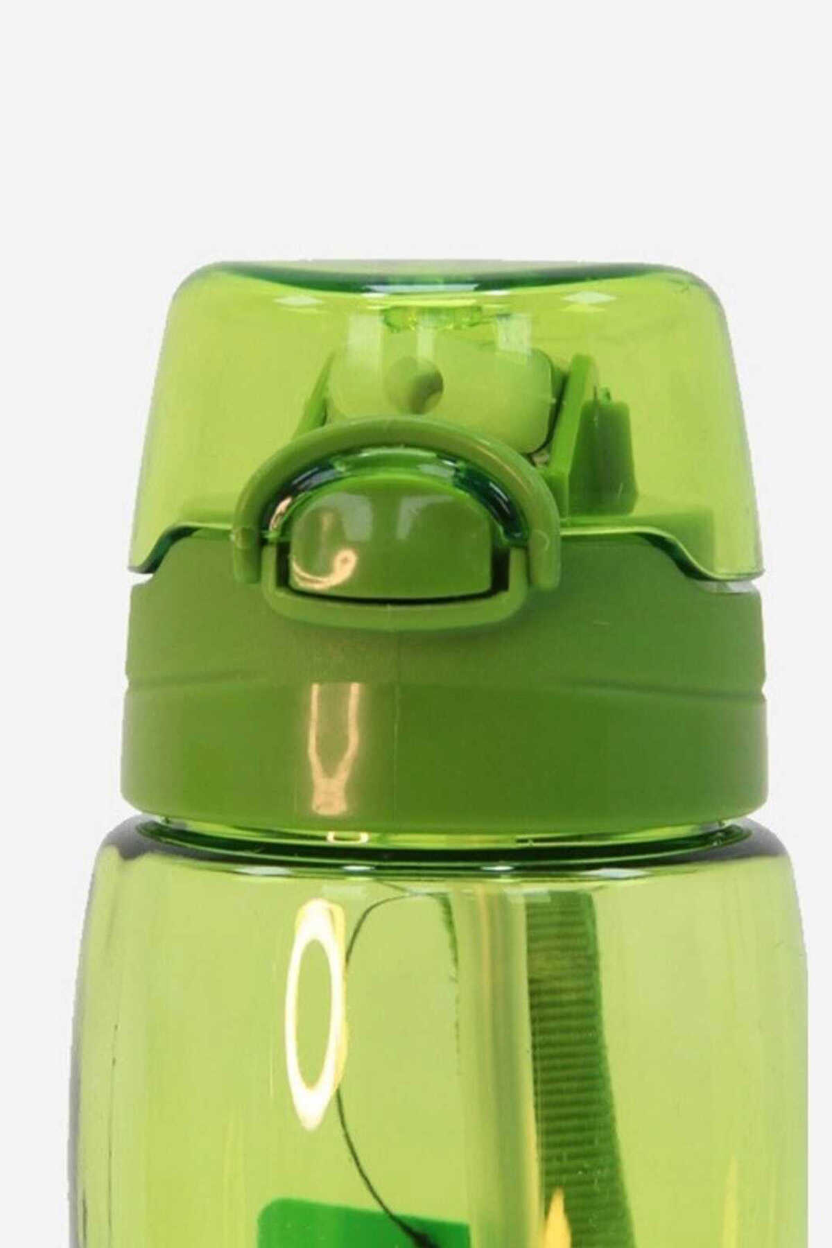 بطری آب ورزشی نی دار 700 میل سبز برند Benetton