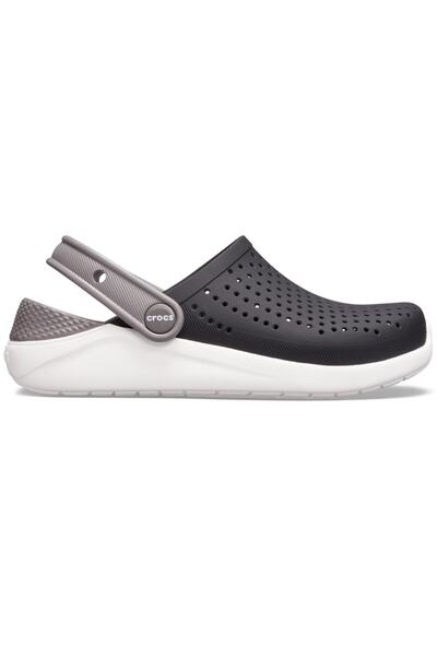 دمپایی جلو بسته پشت بندی یونیسکس مشکی خاکستری برند Crocs