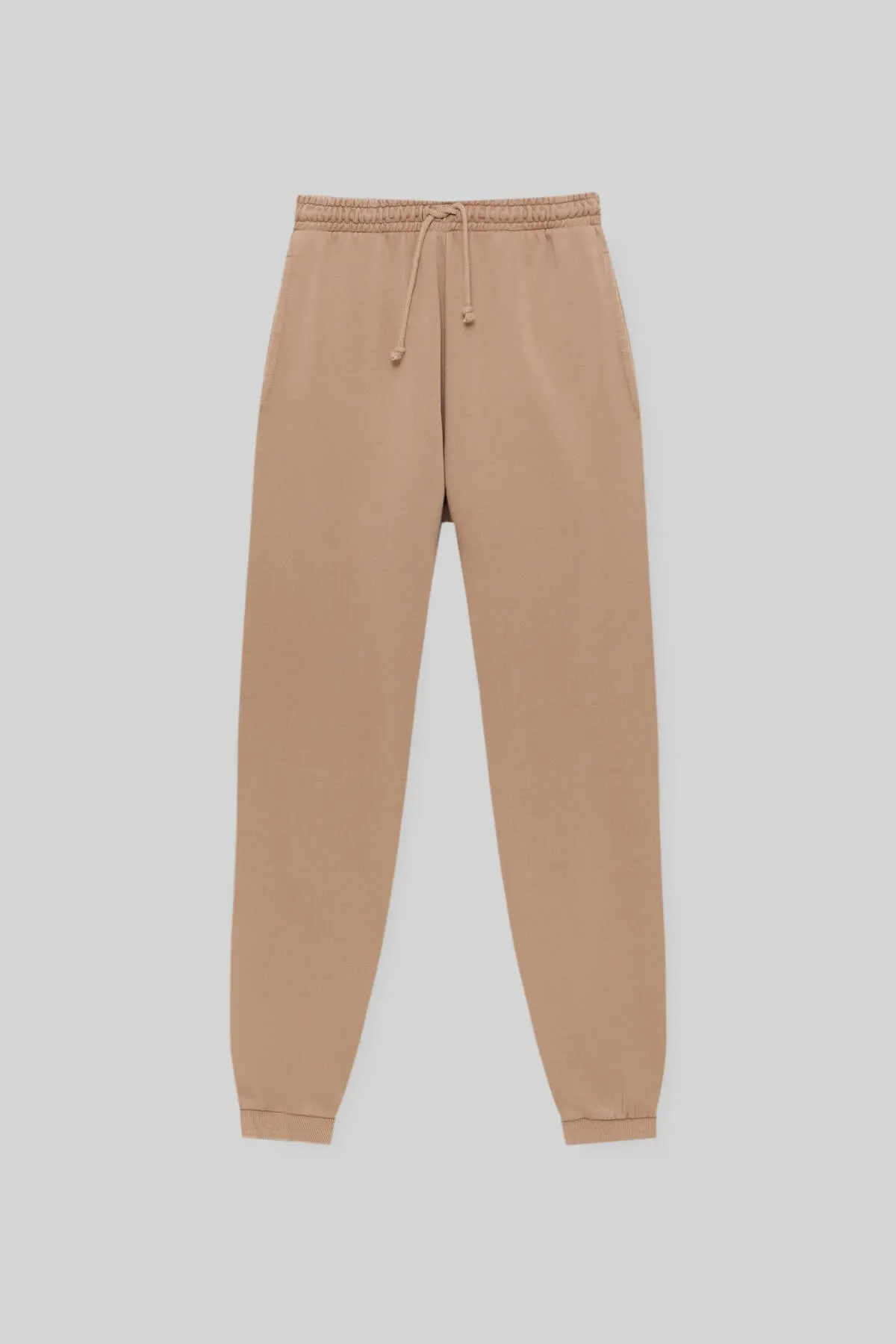 شلوار جاگر جیب دار زنانه بژ برند Pull Bear 