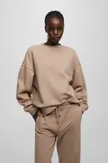 دورس یقه گرد زنانه بژ برند Pull Bear 