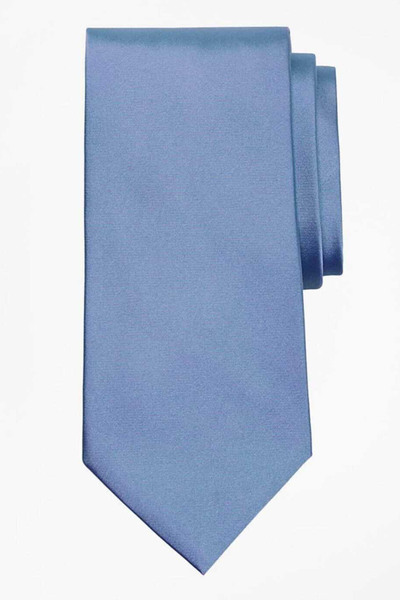کراوات ساده مردانه آبی برند BROOKS BROTHERS