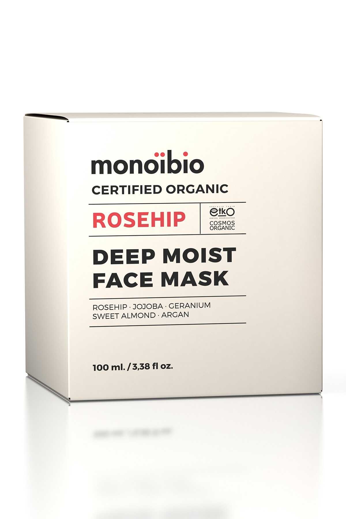 ماسک صورت مرطوب کننده عمیق 100 میل برند Monoibio 