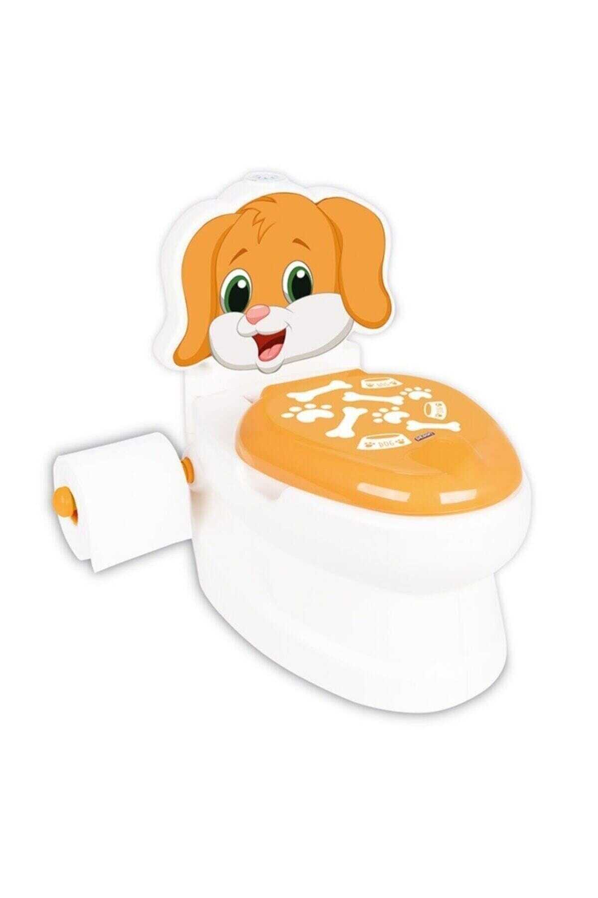 توالت فرنگی آموزش بچه گانه طرح سگ نارنجی برند PİLSAN