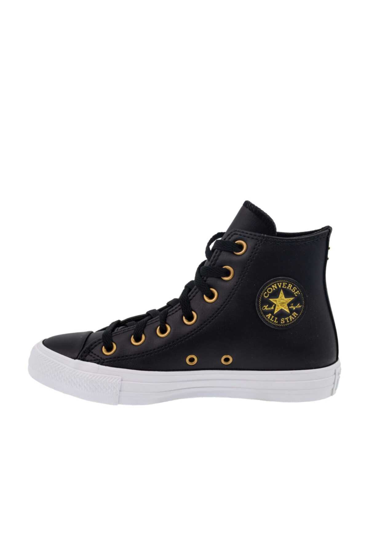 کتانی اسپرت زنانه ساقدار سری Chuck Taylor All Star مشکی برند converse 