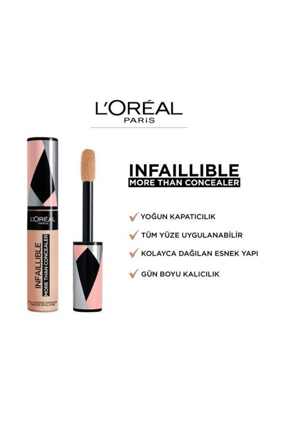 کانسیلر مایع کامل صورت کد 322 برند L'Oreal Paris