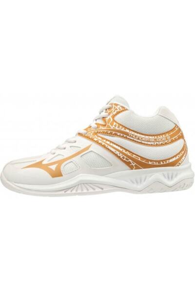 کفش والیبال یونیسکس سفید طلایی برند MIZUNO 