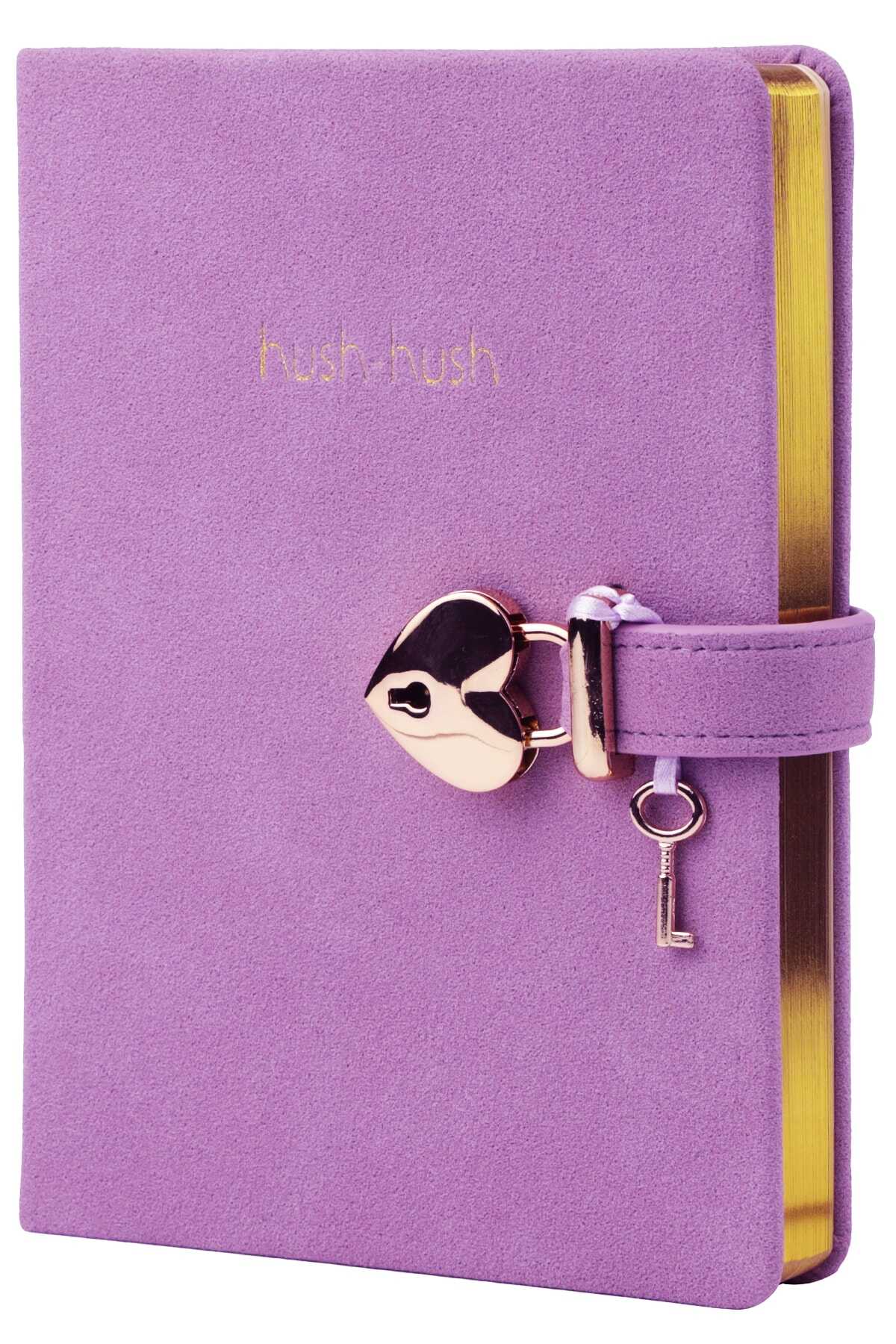 دفتر خاطرات قفل دار بنفش برند Victoria's Journals
