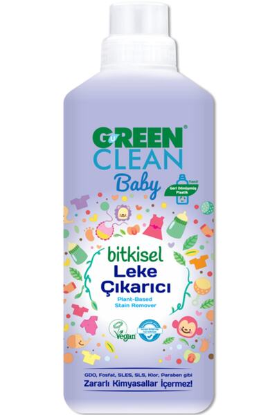 لکه بر گیاهی لباس کودک 1 لیتر برند Green Clean