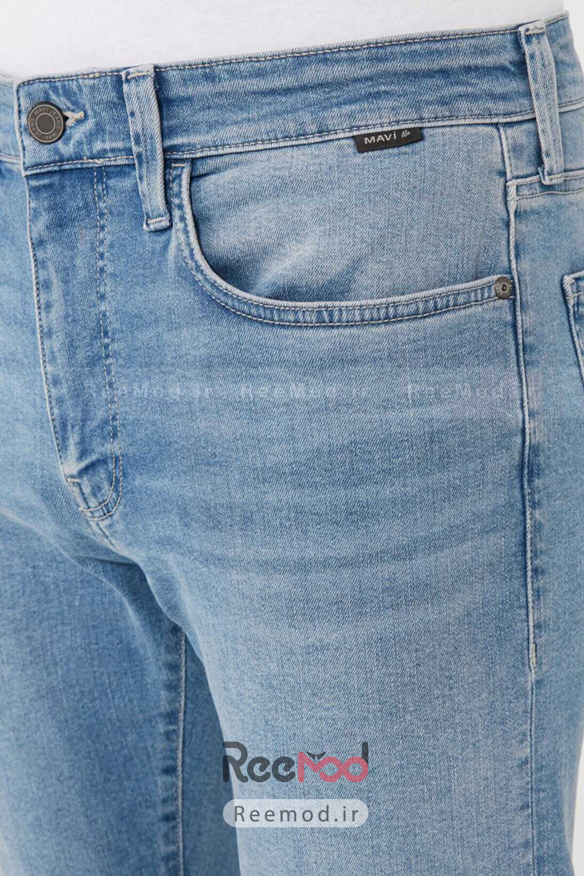 شلوار جین اندامی مردانه آبی روشن برند Mavi