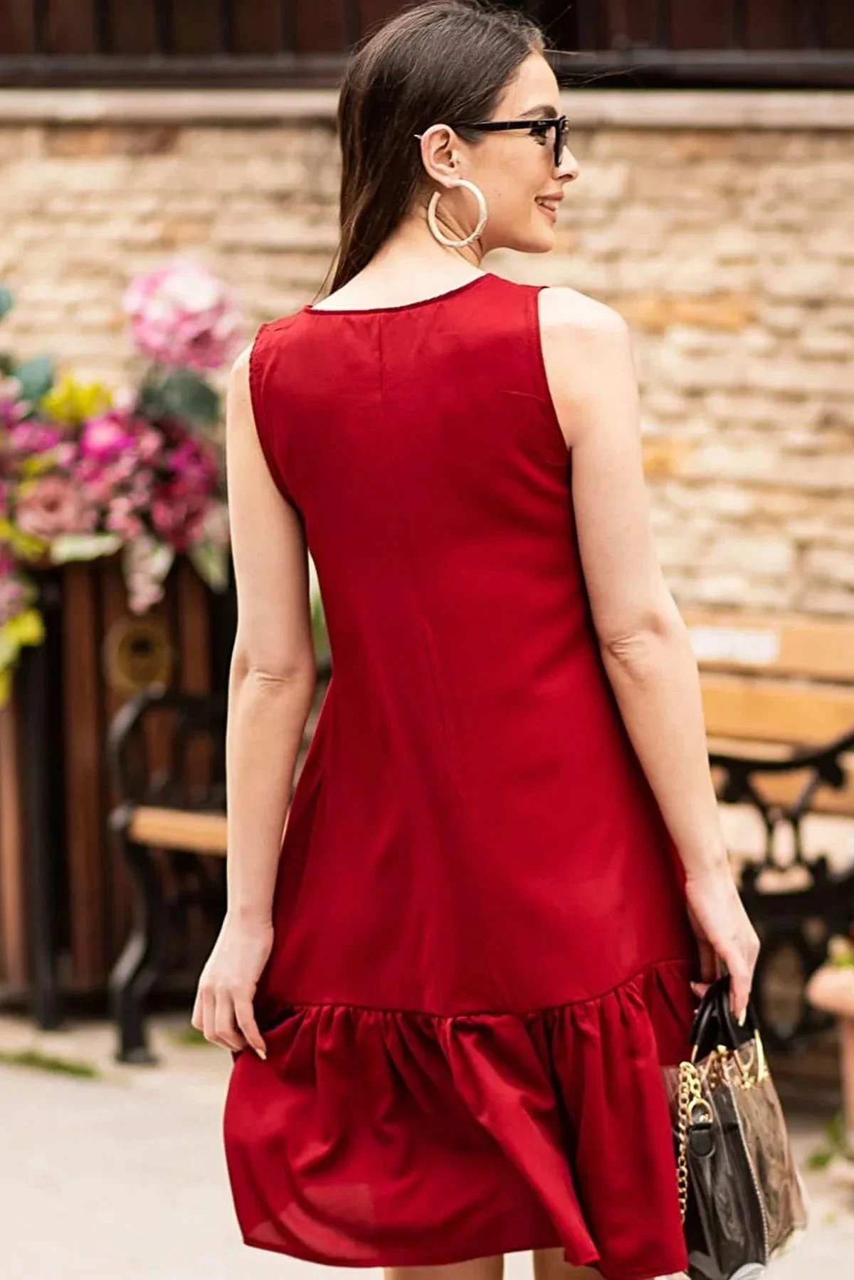 پیراهن بلند زنانه چین دار آرمونیکا