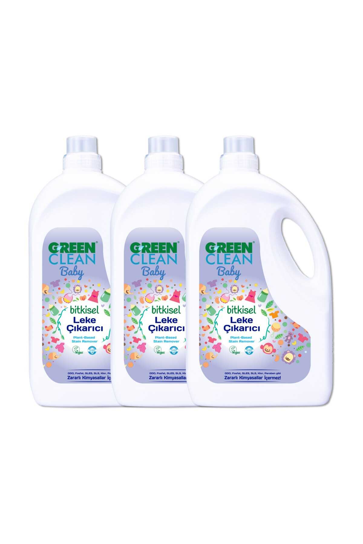 لکه بر لباس کودک 2.75 لیتر مجموعه 3 عددی برند Green Clean