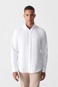 پیراهن مردانه یقه باریک سفید برند Avva